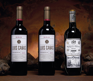 Lote Botella Vino Tinto D.O. Rioja Reserva Marqués de Riscal Ref.44